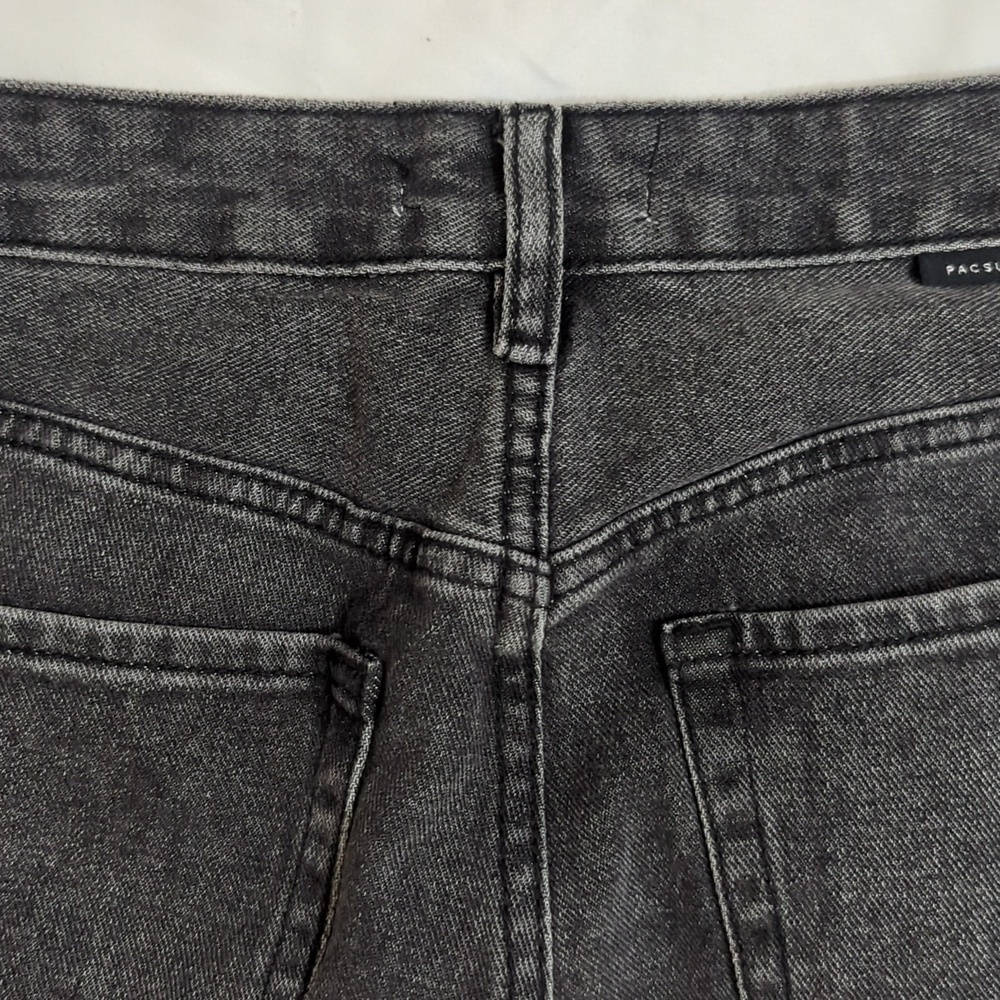 Pacsun Washed Ripped '90s Boyfriend Jeans, Color Washed Black Size 26 - Picture 13 of 16